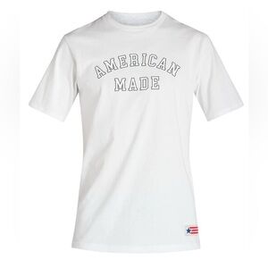American Giant Shirt Mens L White Flag Collection USA Made Heavyweight Tee New